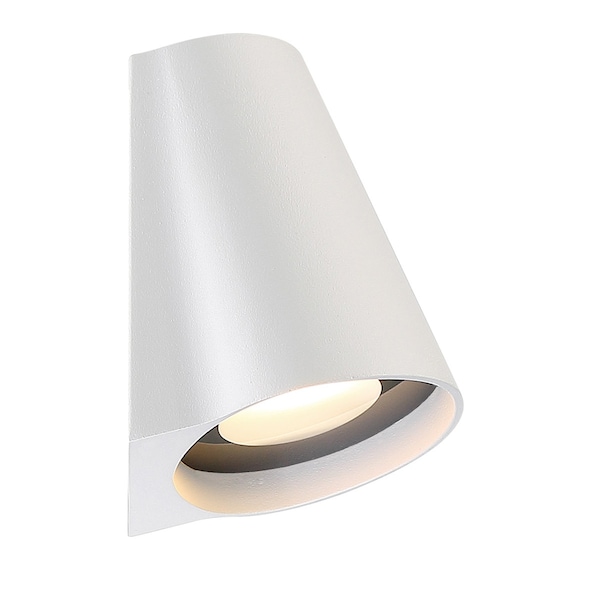 Mod 7in LED Indoor And Outdoor Wall Light 3000K In White